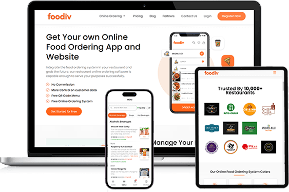 Food Ordering System Foodiv